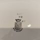 Plat ovale motifs fleurs St Amand Vintage