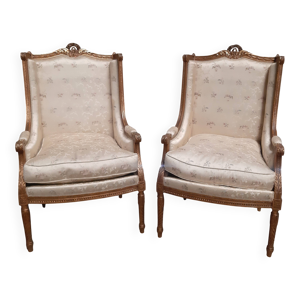 Paire de fauteuils Louis - xvi