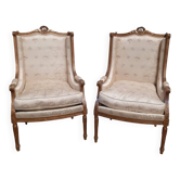 Pair of Louis XVI armchairs