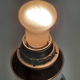 Three vintage bedside lamps in silver