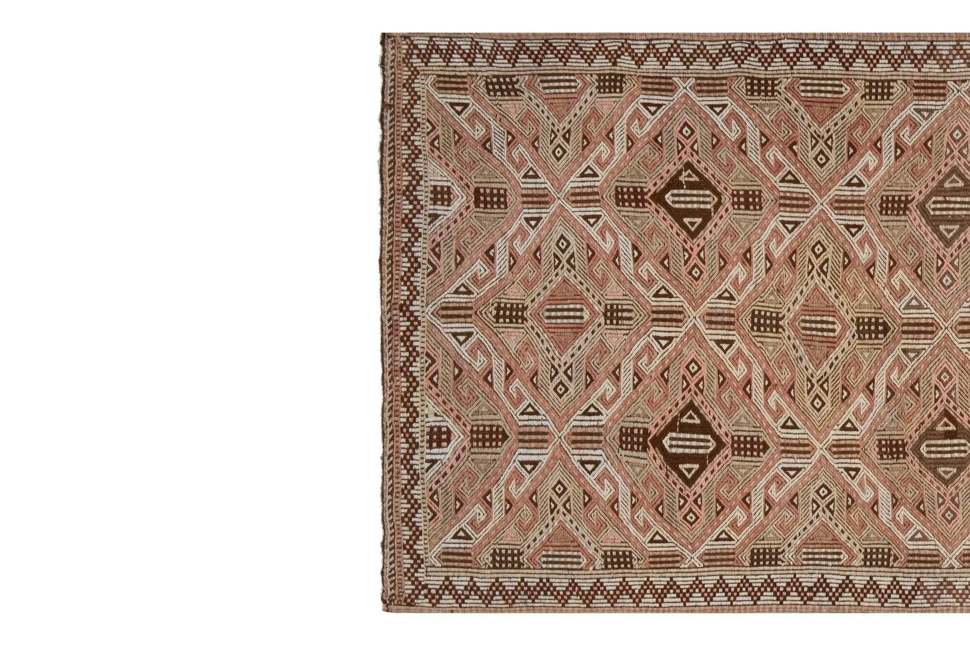 Vintage Turkish hallway rug 140x320 cm