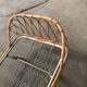Lit corbeille rotin pliable