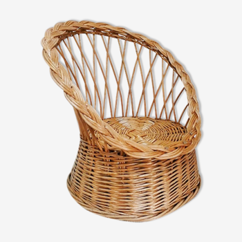 Child rattan chair