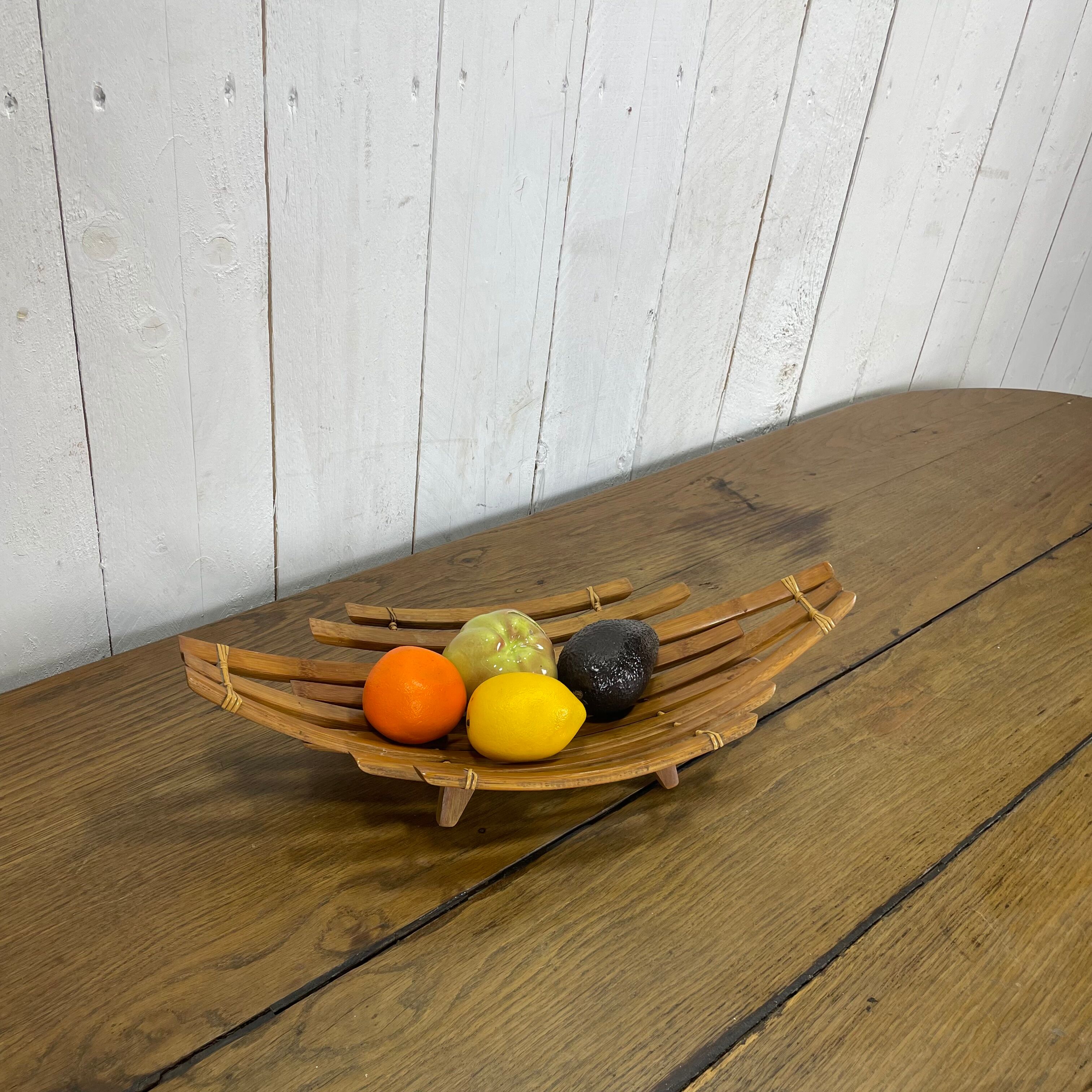 Bamboo fruit basket