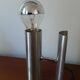 Wall lamp in aluminum brush