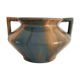 Small vintage vase pansu with two handles