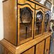 Art Deco Salon Display Cabinet, Flamed Birch Veneer, circa 1920