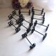 Box of 12 vintage twisted wrought iron knife or cutlery holders