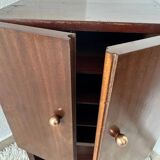 Meuble porte vinyles Art Déco