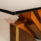 Postmodern sculptural table by Poggioli Italy 1970s