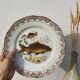 11 vintage Limoges porcelain fish plates