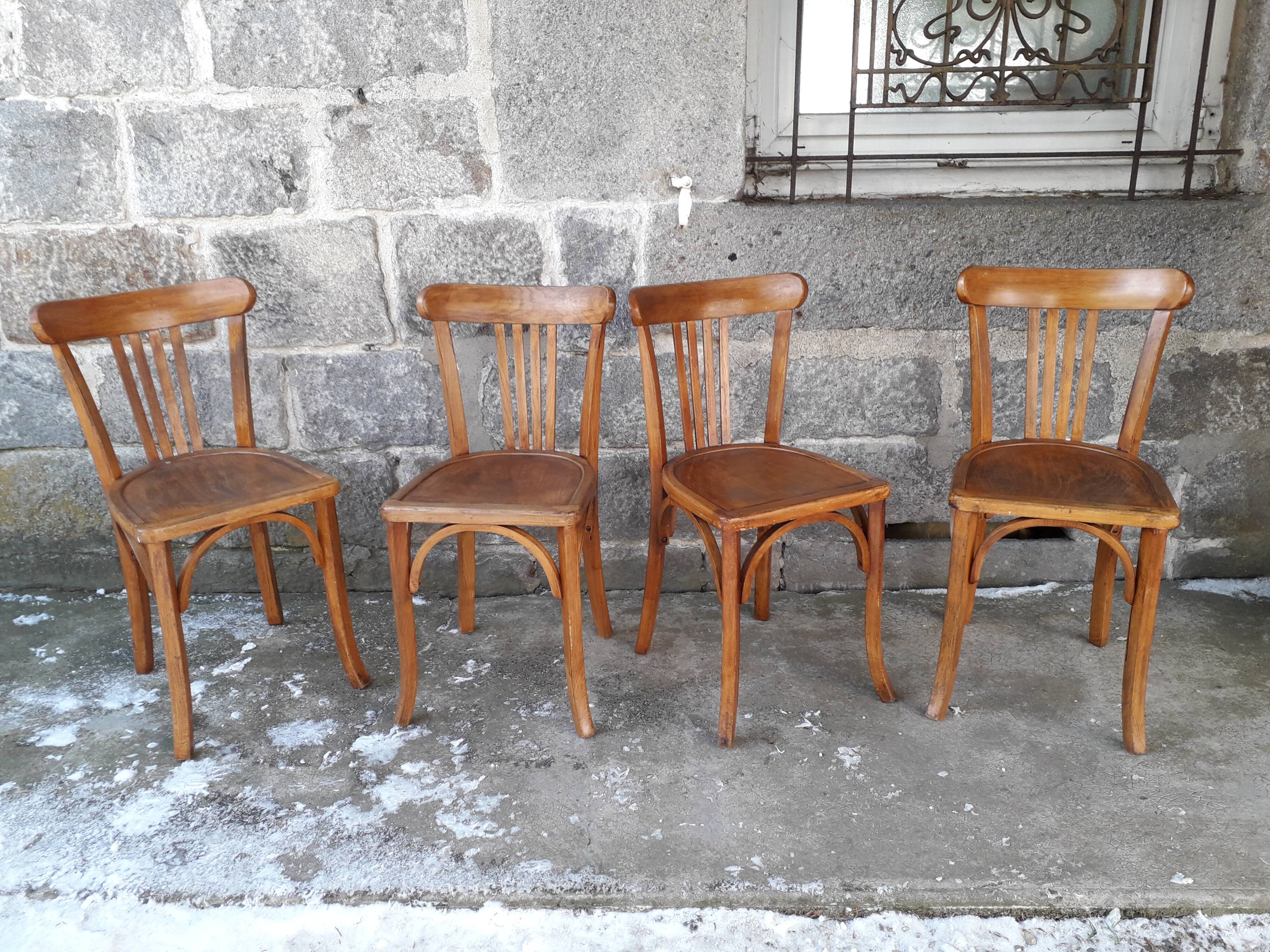 Set of four Luterma bistro chairs