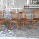 Set of four Luterma bistro chairs