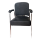 Afoc Vintage 60s/70s Hairdressing Chair - Chrome and Black Faux Leather