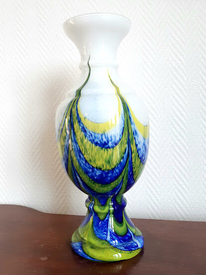 Murano glass vase by Carlo Moretti 1970