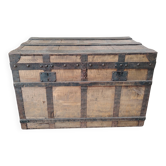 Large Vintage Travel Trunk - Locksmith Léopold Habert – 1920