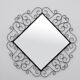 Miroir Chaty Vallauris en fer forgé 38cm