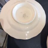 Lot de 7 assiettes et un plat Diguoin