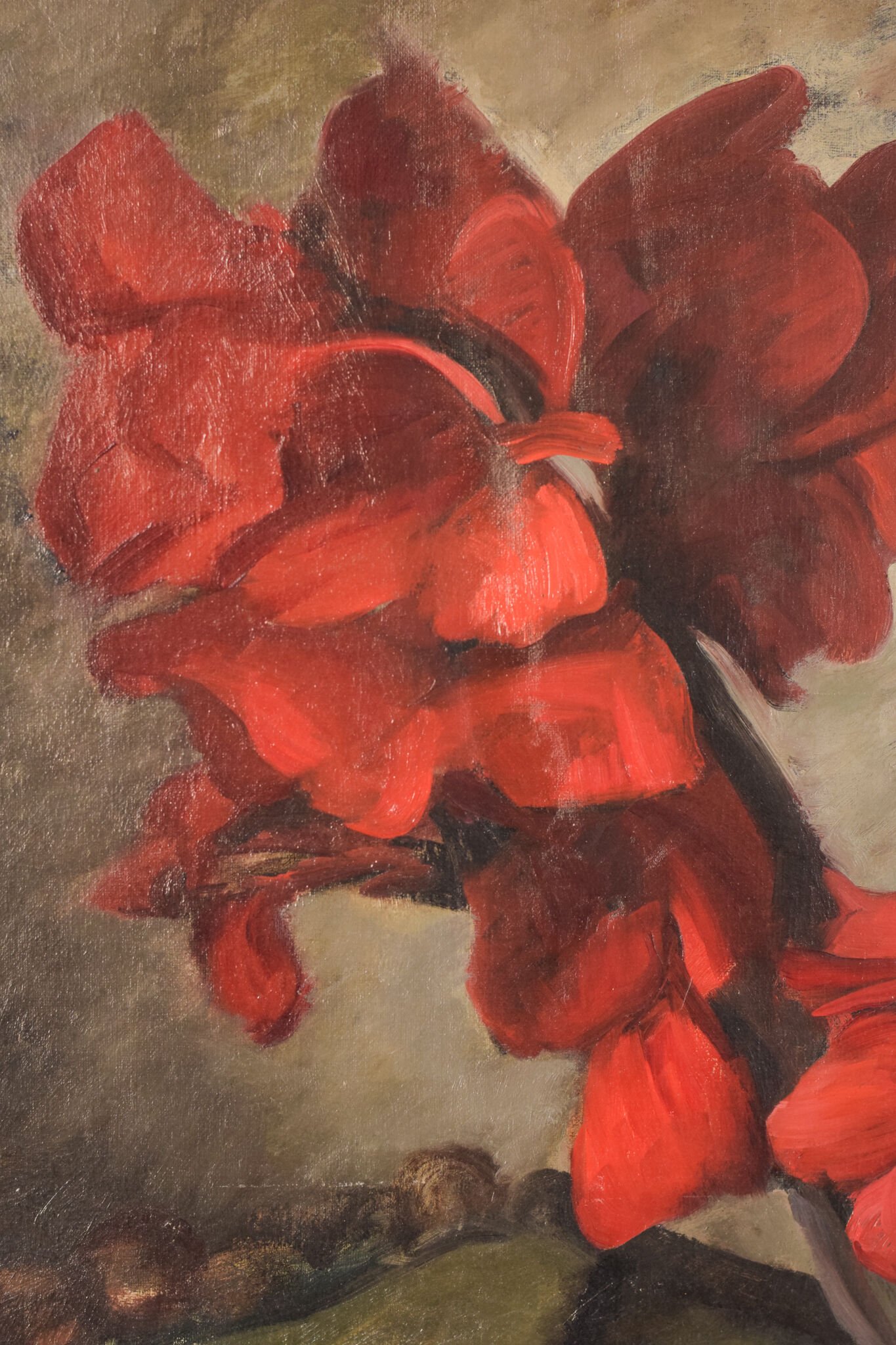 Luis Mutané - Still Life with Gladioli