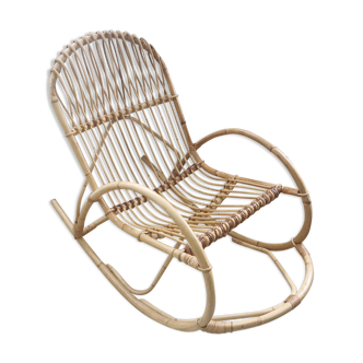 Rocking chair rattan