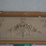 Louis XVI style in Golden stucco trumeau