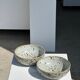 Duo of speckled ceramic bowls