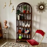 Vintage bamboo shelf and dare