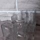 Set de 5 vases vintage en cristal – Cristal Tallin