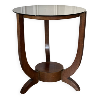 Vintage Art Deco Pedestal Table