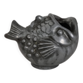 Vase à poissons en étain, danmark, Just Andersen, années 1930