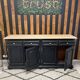 Old industrial sideboard revamped