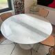 Tulip dining table in marble ø120cm