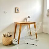 Table appointment / small desk with compass legs 1950