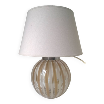 Murano glass table lamp by Carlo Moretti 1970