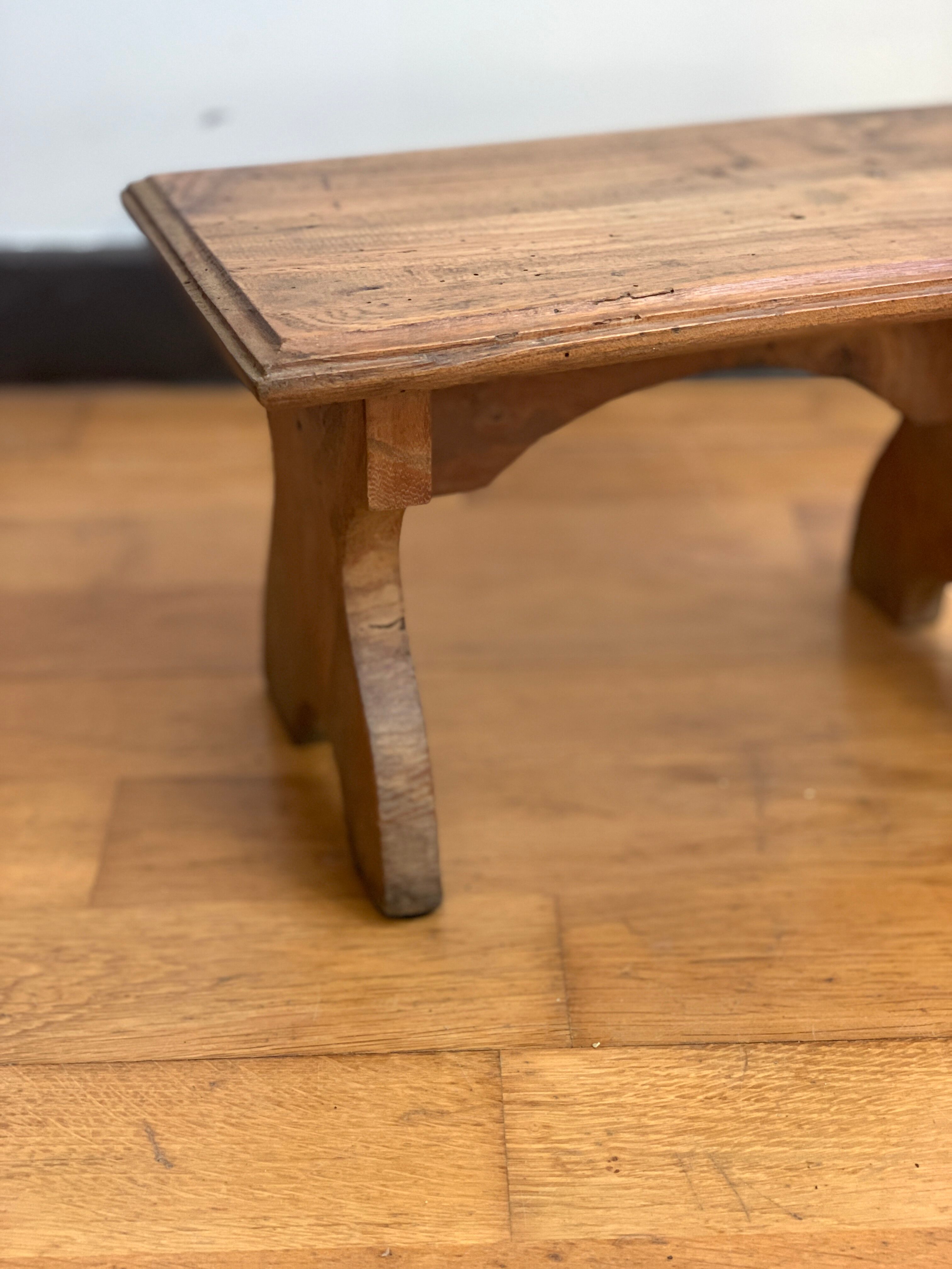 Wooden foot step