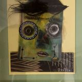 Contemporary painting by Ovidio Wain collage