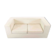 Throw Away sofa by Willie Landels for Zanotta 1965 in white vinyl