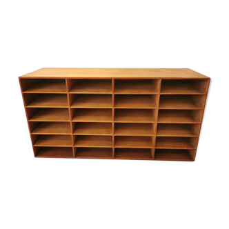 Meuble de tri vintage en bois