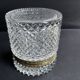 Cylindrical box – Crystal and gilded bronze