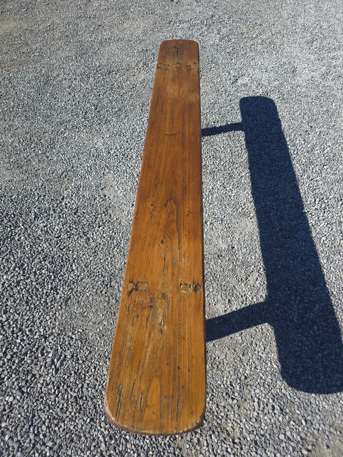 Banc de ferme en sapin