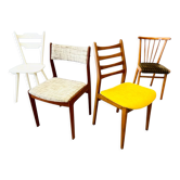Set of four vintage chairs