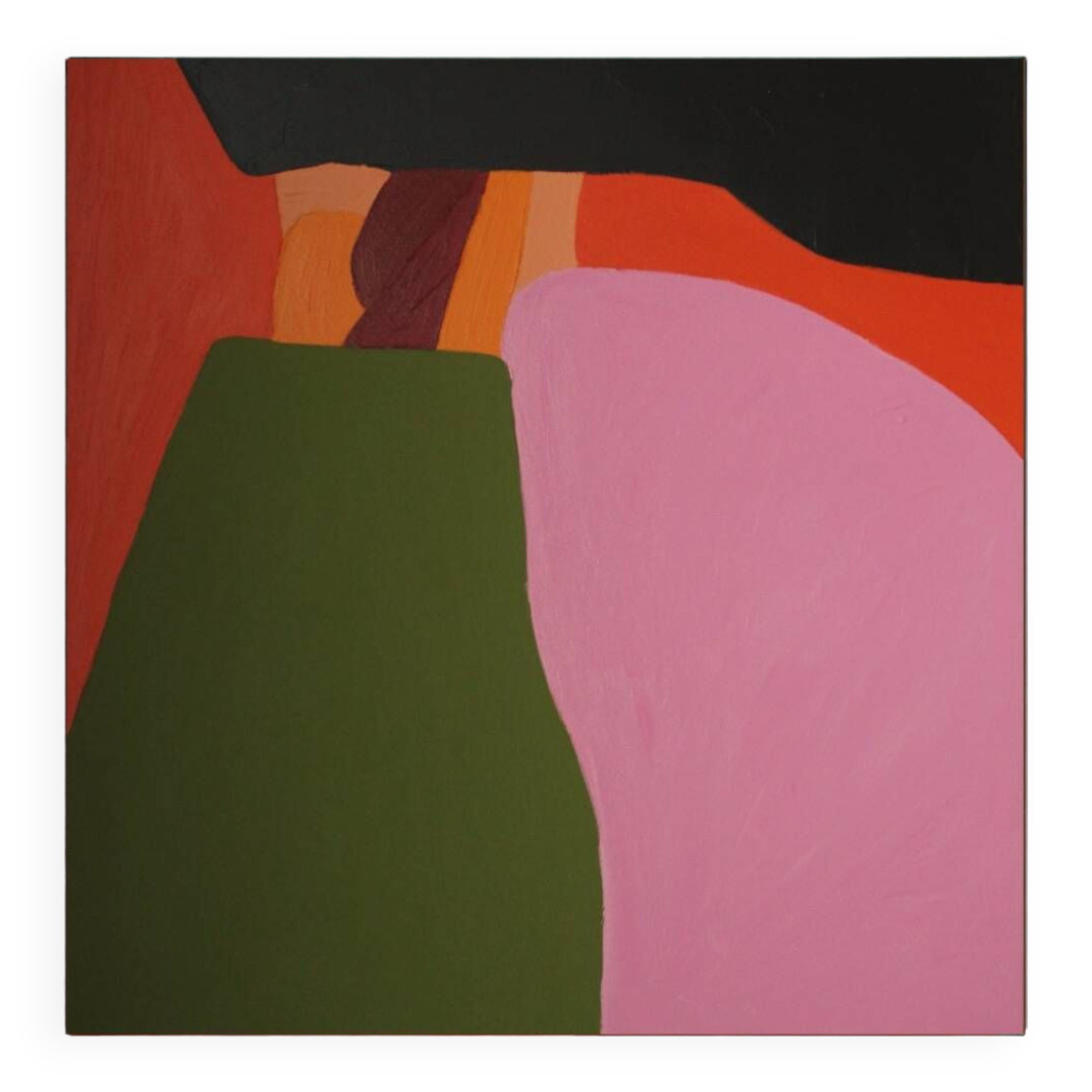 Original painting Orange composition CC 05 by Bodasca