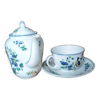 Théière et sa tasse Villeroy et Boch