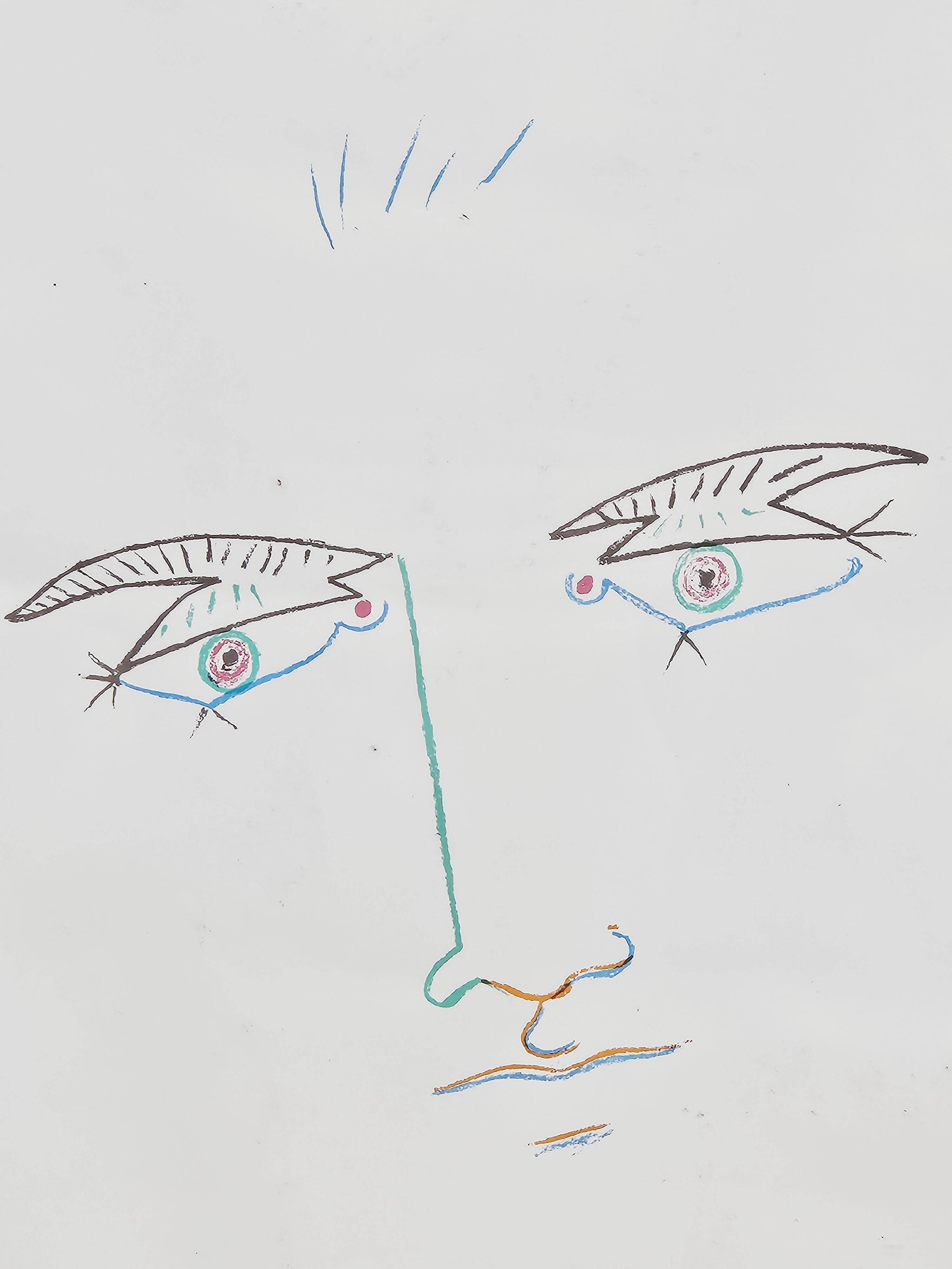 Jean Cocteau – Original Exhibition Poster 1982