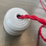 Lot 2 industrial suspensions green emaillees 20 cm