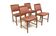 Set of 4 chairs "Facett 4-132", Bertil Fridhagen, Bodafors, Sweden, 197