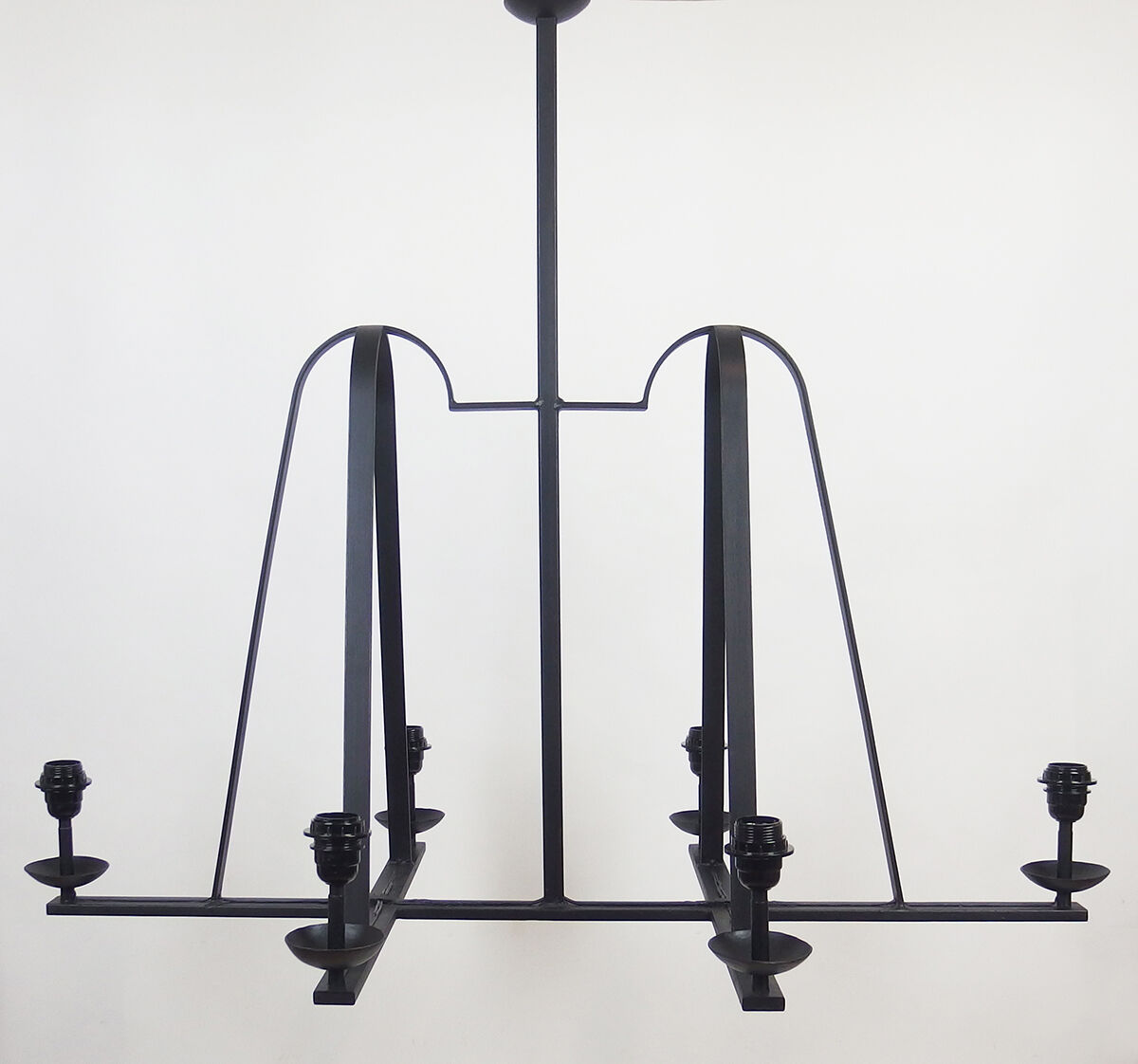 Wrought iron chandelier 1950-60