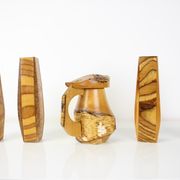 Articles en bois faits à la main années 1950, Tchécoslovaquie