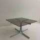 Vintage glass coffee table
