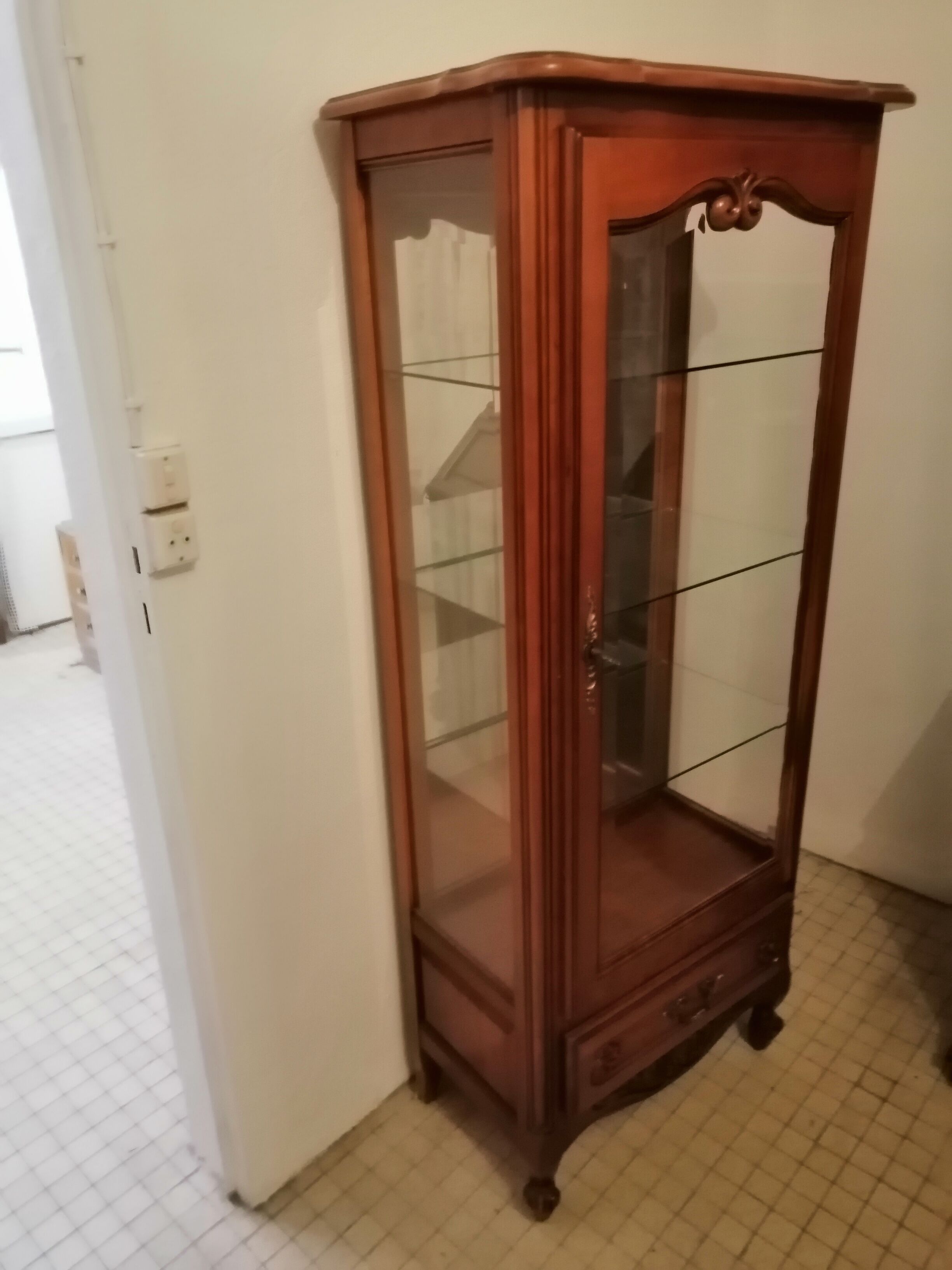 Cherry window dresser